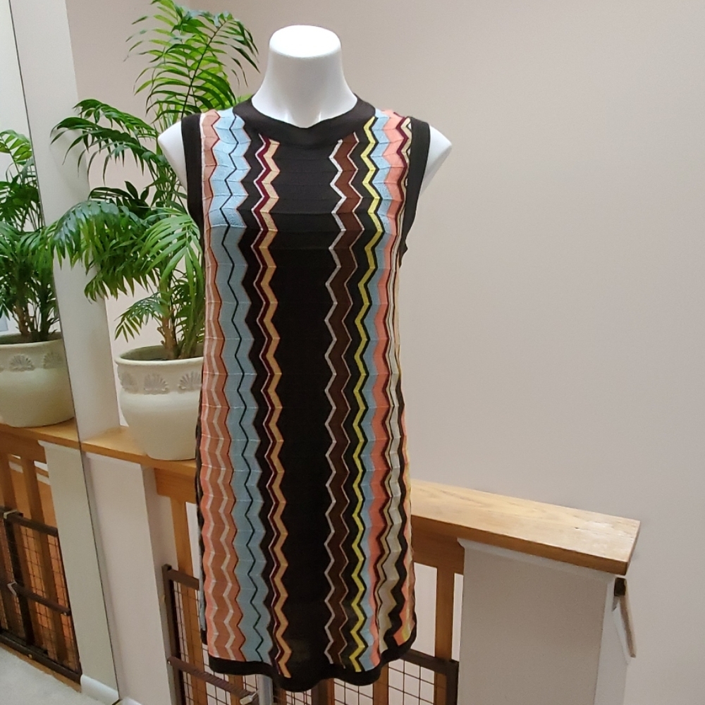 MISSONI for Target Zig Zag Striped Dress Medium